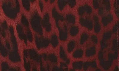 Stella Mccartney Leopard-print Silk Button-down Shirt In Red