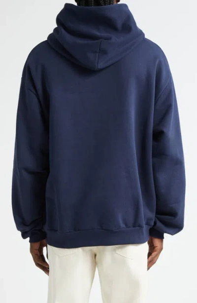 Marni Sweatshirt With Maxi Logo Print In Blue