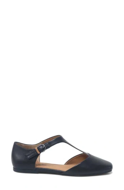 Gentle Souls Women's Wyatt T-strap Flats In Black