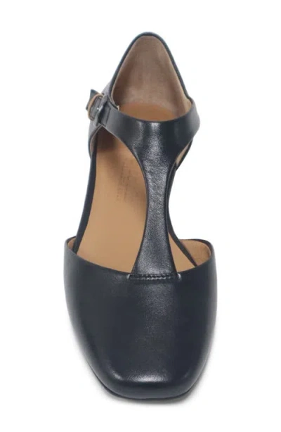 Gentle Souls Women's Wyatt T-strap Flats In Black