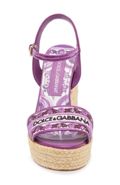 Dolce & Gabbana Sandals In Purple