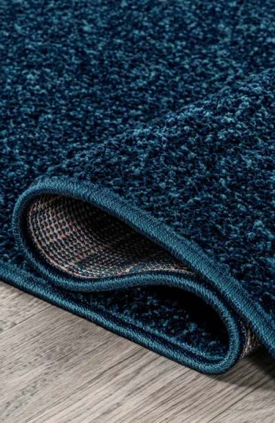 Jonathan Y Haze Solid Low-pile Area Rug In Blue
