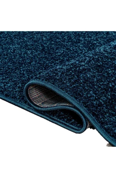 Jonathan Y Haze Solid Low-pile Area Rug In Blue