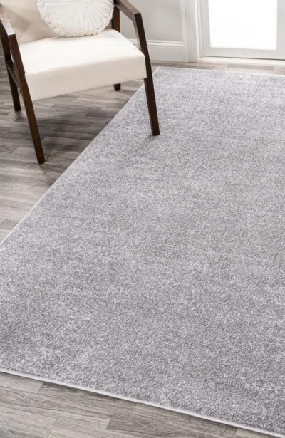Jonathan Y Haze Solid Low-pile Area Rug In Gray