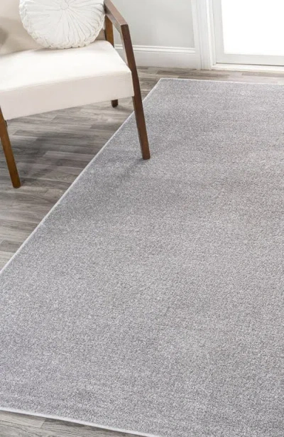 Jonathan Y Haze Solid Low-pile Area Rug In Gray