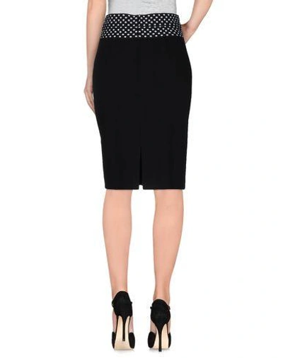 Shop Diane Von Furstenberg Knee Length Skirt In Black