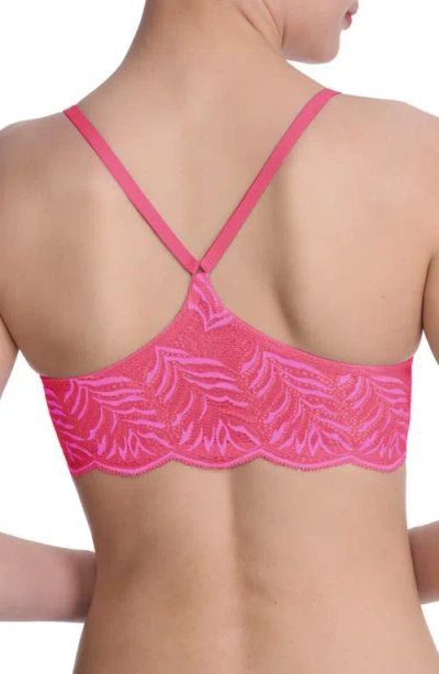 Natori Underwire Front Close Contour Bra In Pink