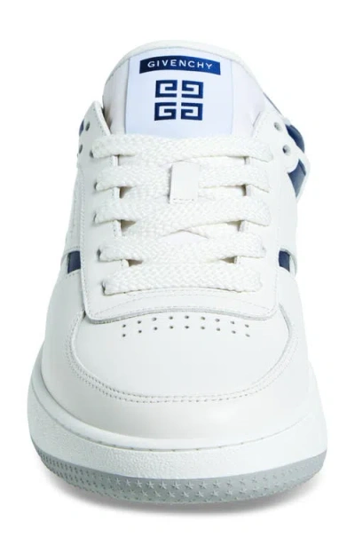 Givenchy G Move Low-top Leather Sneakers In White