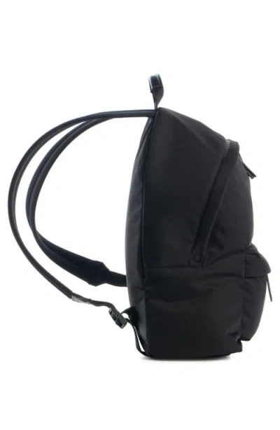 Givenchy Black Backpack With Adjustable Shoulder Straps And Logo On Front In Tech Fabric Man