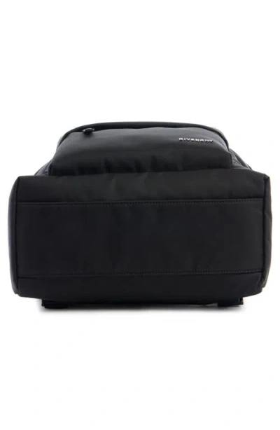 Givenchy Black Backpack With Adjustable Shoulder Straps And Logo On Front In Tech Fabric Man