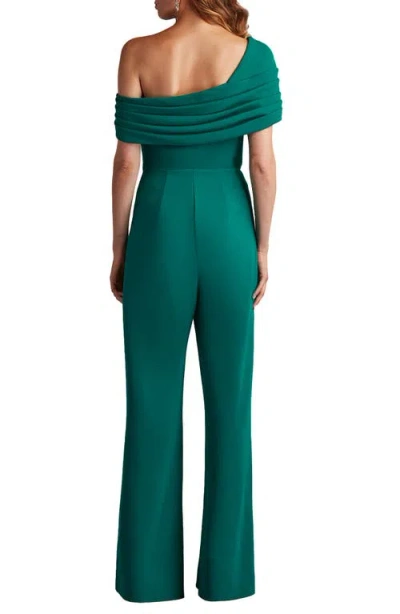 Tadashi Shoji Bos24107y Long Formal Pleated Jumpsuit In Green