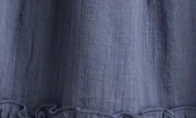 Lucky Brand Women's Cotton Tiered Babydoll Mini Dress In Blue