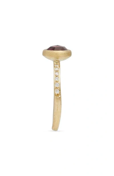 Marco Bicego Jaipur Color Stone & Diamond Stackable Ring In Gold