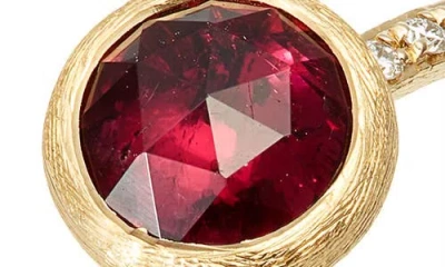 Marco Bicego Jaipur Color Stone & Diamond Stackable Ring In Gold