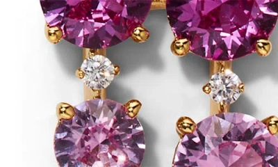 Nadri Sunshower Double Linear Drop Earrings In Multi