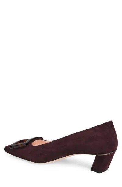 Roger Vivier Beautiful Vivier Suede Pumps In Brown