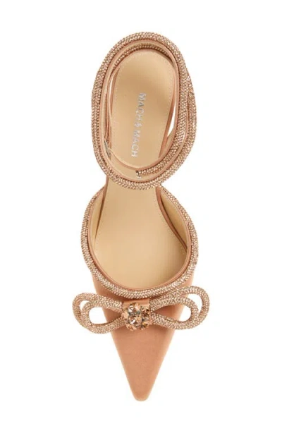 Mach&mach Double Bow Pumps In Brown