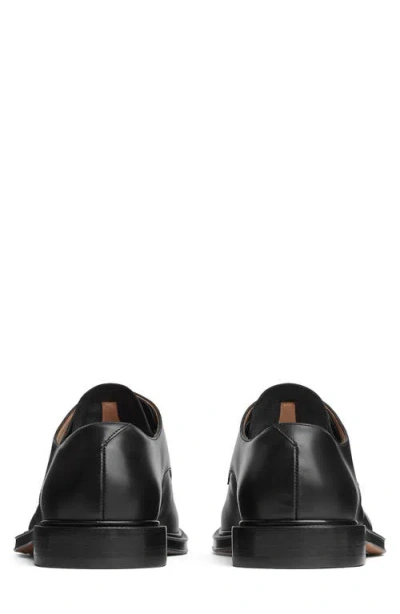 Bottega Veneta Leather Lace-up Shoes Featuring Signature Detail In Black