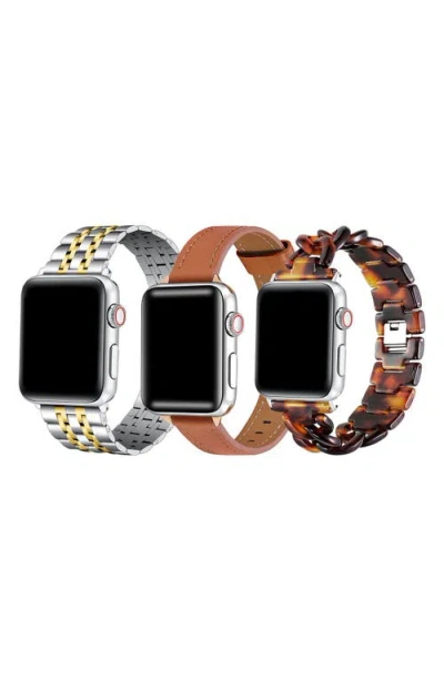 The Posh Tech Set Of 3 Apple Watch® Watchbands In Multi