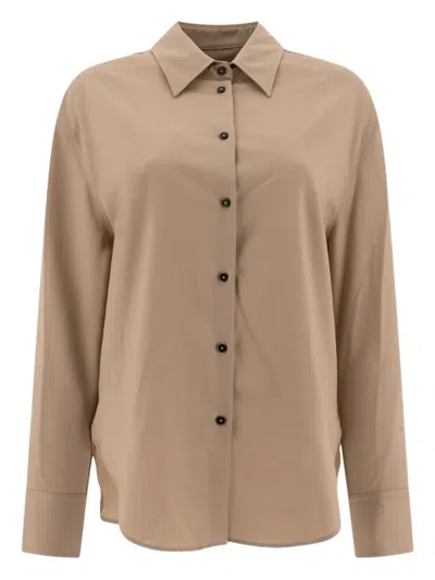 Loulou Studio Sofie D Hoore Long Reversible Sport Jacket In Neutral