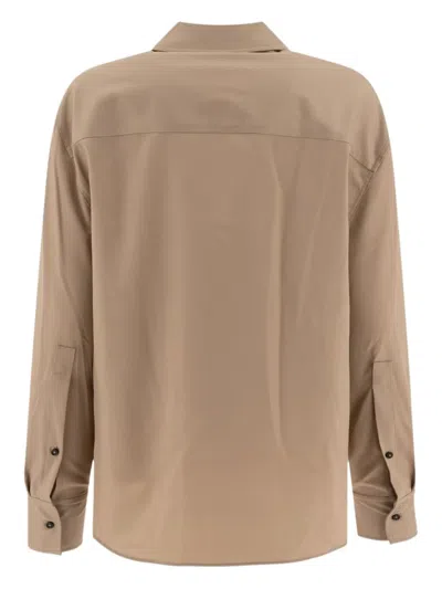 Loulou Studio Sofie D Hoore Long Reversible Sport Jacket In Neutral