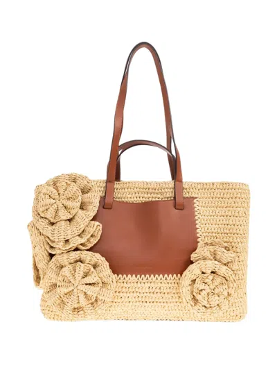 玫瑰细节手提包