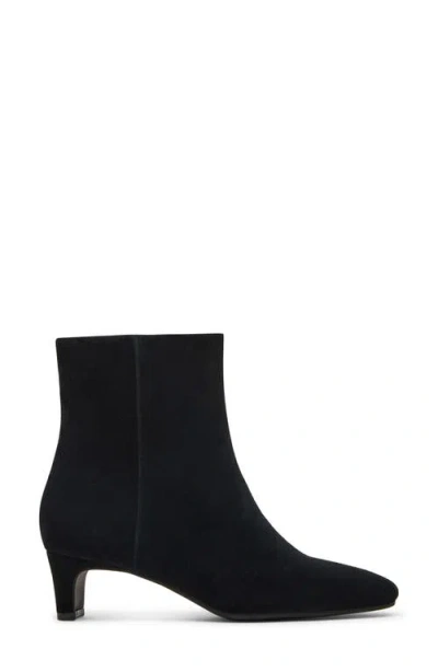 Blondo Shanti Waterproof Leather Kitten Heel Boot In Black