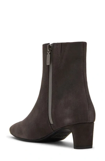 Blondo Shanti Waterproof Leather Kitten Heel Boot In Gray