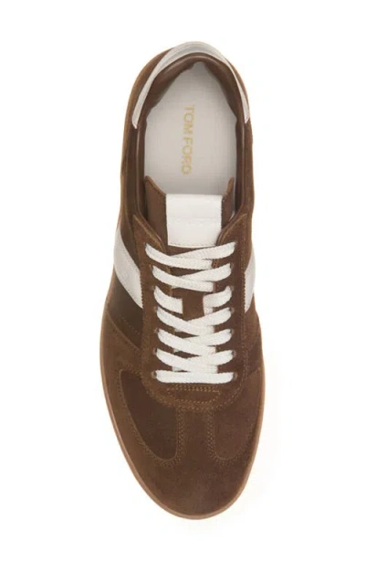 Tom Ford Sneakers With Suede Inserts In Animal Print