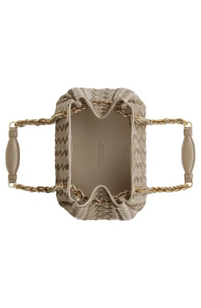 Bottega Veneta Small Parachute Chain Intrecciato Leather Shoulder Bag In Multi
