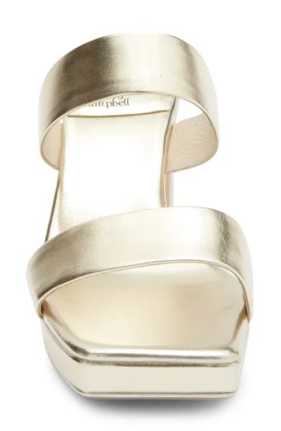 Jeffrey Campbell Danity Platform Slide Sandal In Neutral