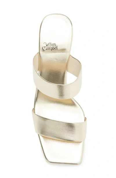 Jeffrey Campbell Danity Platform Slide Sandal In Neutral