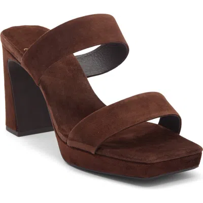 Jeffrey Campbell Danity Platform Slide Sandal In Brown