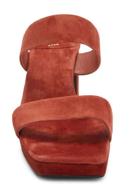 Jeffrey Campbell Danity Platform Slide Sandal In Red