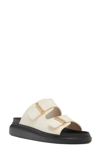 Alexander Mcqueen Hybrid Buckle Strap Sandals In Multi