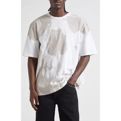 Alexander Mcqueen Mcqueen Skull Print Graphic T-shirt In White