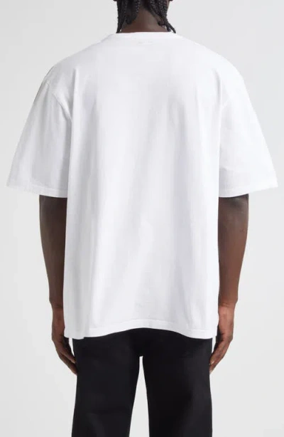 Alexander Mcqueen Mcqueen Skull Print Graphic T-shirt In White