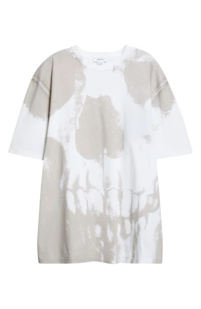 Alexander Mcqueen Mcqueen Skull Print Graphic T-shirt In White
