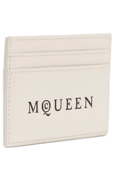 Alexander Mcqueen Mcqueen Leather Card Case In Multi