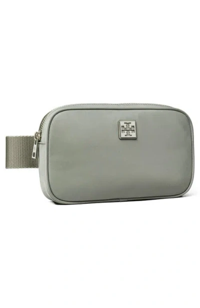 Tory Burch Virginia Nylon Belt Bag In Gray