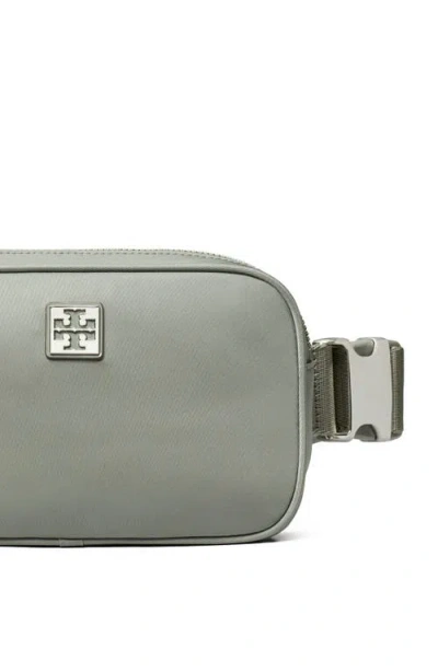 Tory Burch Virginia Nylon Belt Bag In Gray