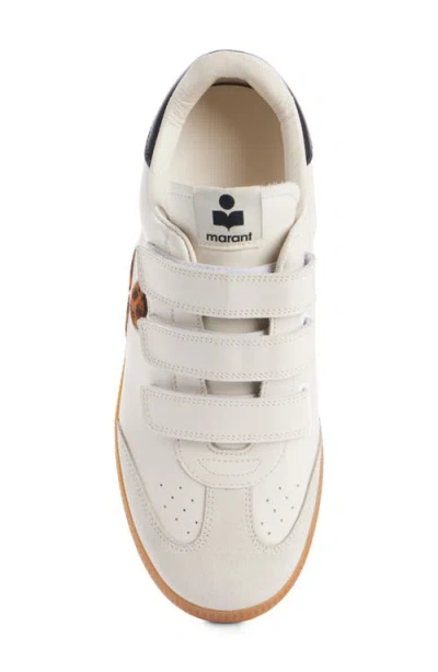 Isabel Marant Calfskin Sneakers Leopard Detail In Multi