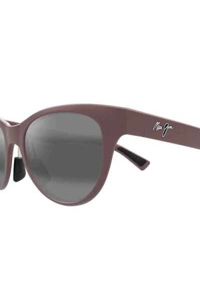 Maui Jim Hulahe 52mm Polarizedplus2® Rectangular Sunglasses In Brown