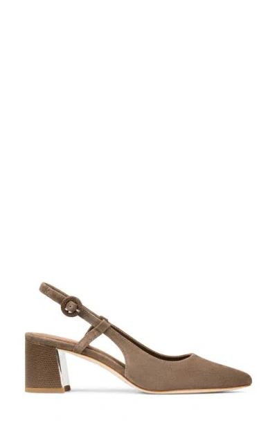 Donald Pliner Song Slingback Pointed Toe Pump In Animal Print