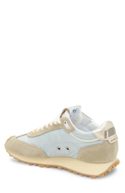 Golden Goose Womens Marathon With Light Blue Nylon Upper And Pastel Blue Star In Multi