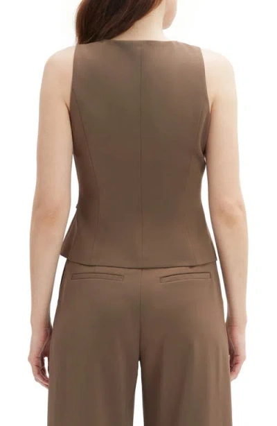 Bardot Azilia Button Through Top In Brown