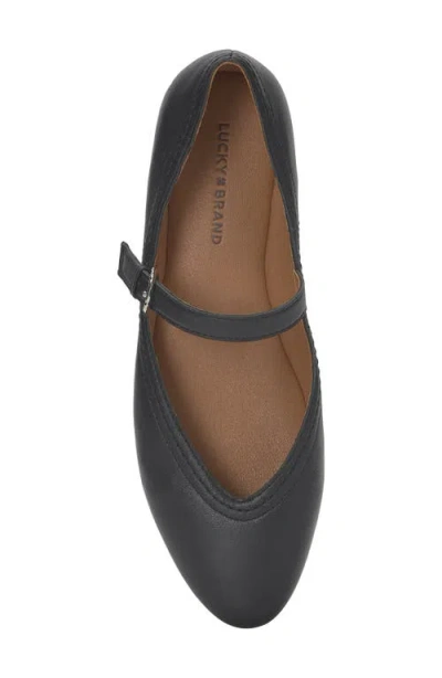 Lucky Brand Women's Cyrena Mary Jane Flats In Black