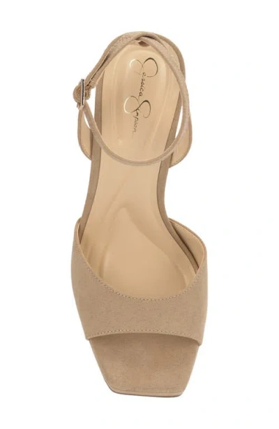 Jessica Simpson Women's Jixte Two-piece Dress Sandals In Neutral