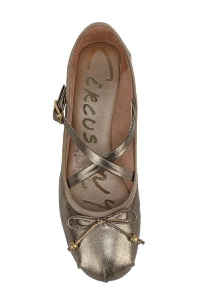 Circus Ny By Sam Edelman Women's Zuri Crossband Ballet Flats In Gold