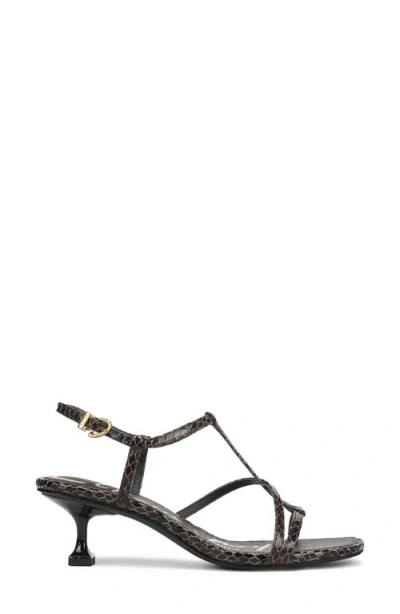Circus Ny By Sam Edelman Women's Jaida Glitz Strappy Kitten Dress Sandals In Black